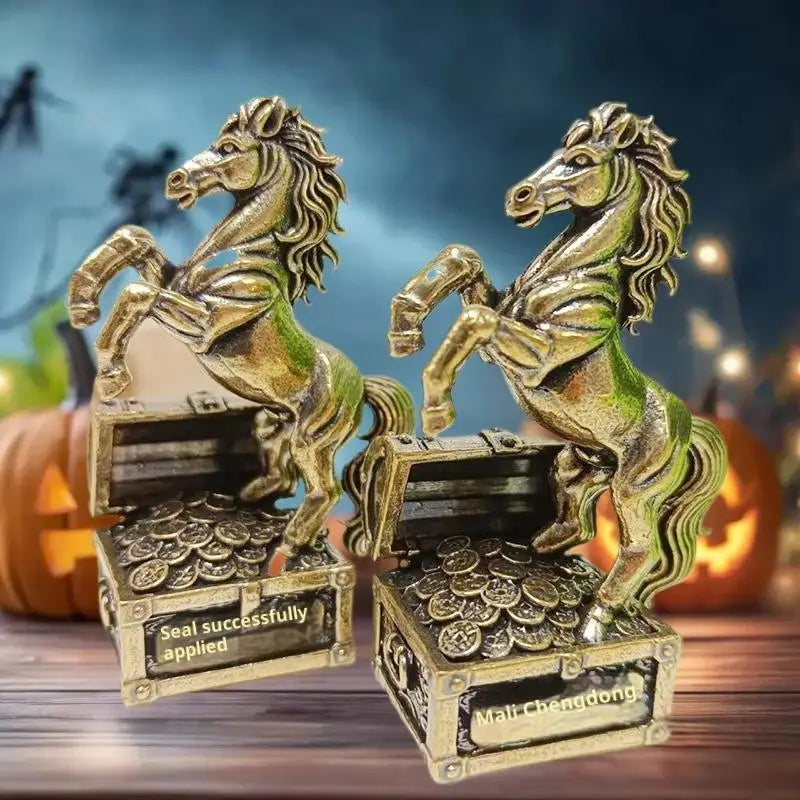 Horse Figurine Miniatures Crafts Office Home Decor Accessory Zodiac Qme