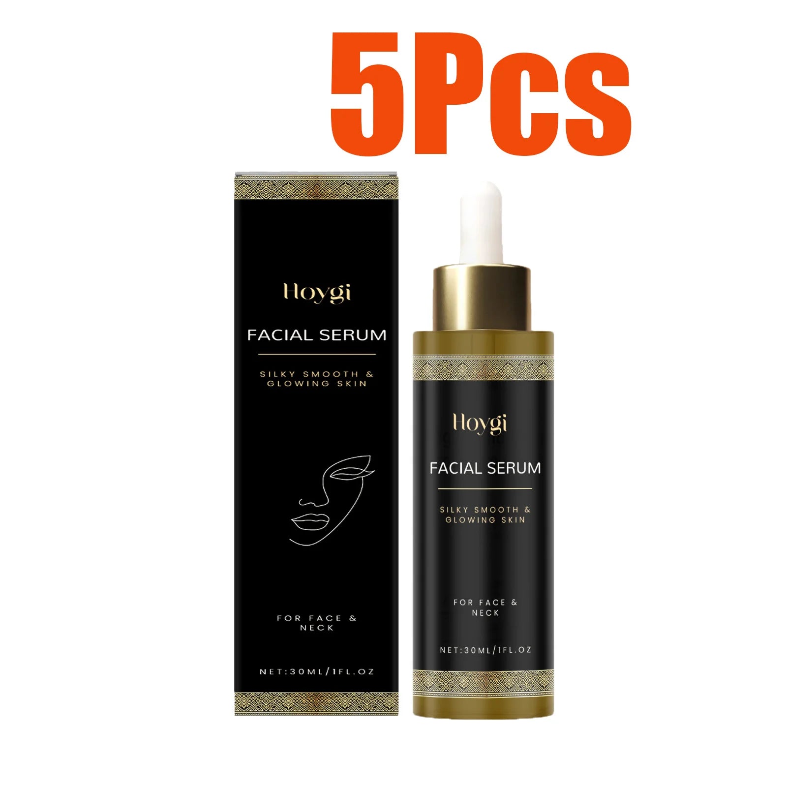 Tightening Facial Serum Moisturizing Anti-Wrinkle Brightening Face Essence Natural Rejuvenating Even Skin Tone Soft Elastic Skin Qme 150ml Boxed