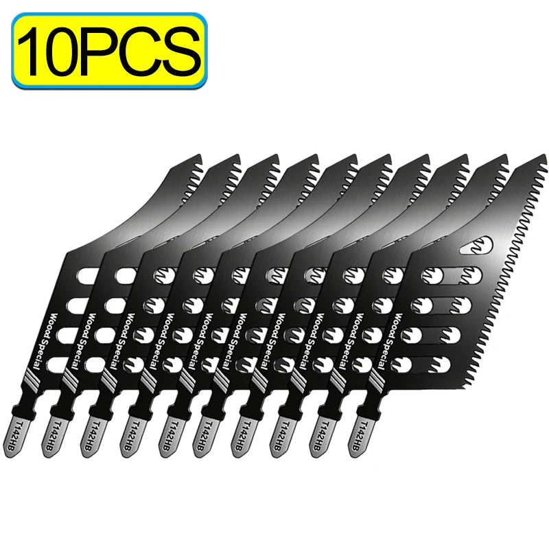 20/1PCS Jigsaw Blades Heavy Duty T-Shank Wood Aluminum Cutting Coarse Teeth Precision Tight Spaces Tools Replaceable Cut Tools Qme 10PCS