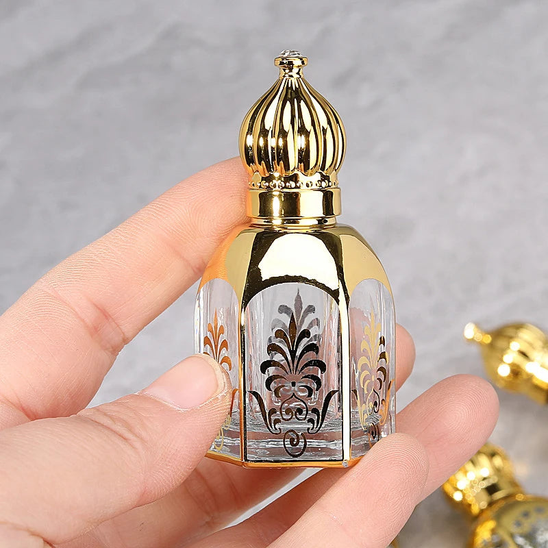 Mini Glass Roll-on Bottle Empty Container Essential Oils Perfumes Qme