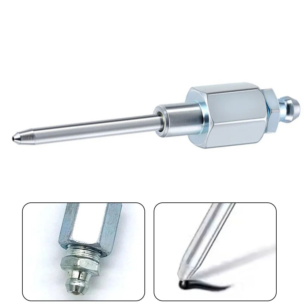 Grease Injector Needle Fitting Holder Joints Bearings Grease Needle Adapter Air Tools Sealant Guns Needle Type Oil Nozzle Qme