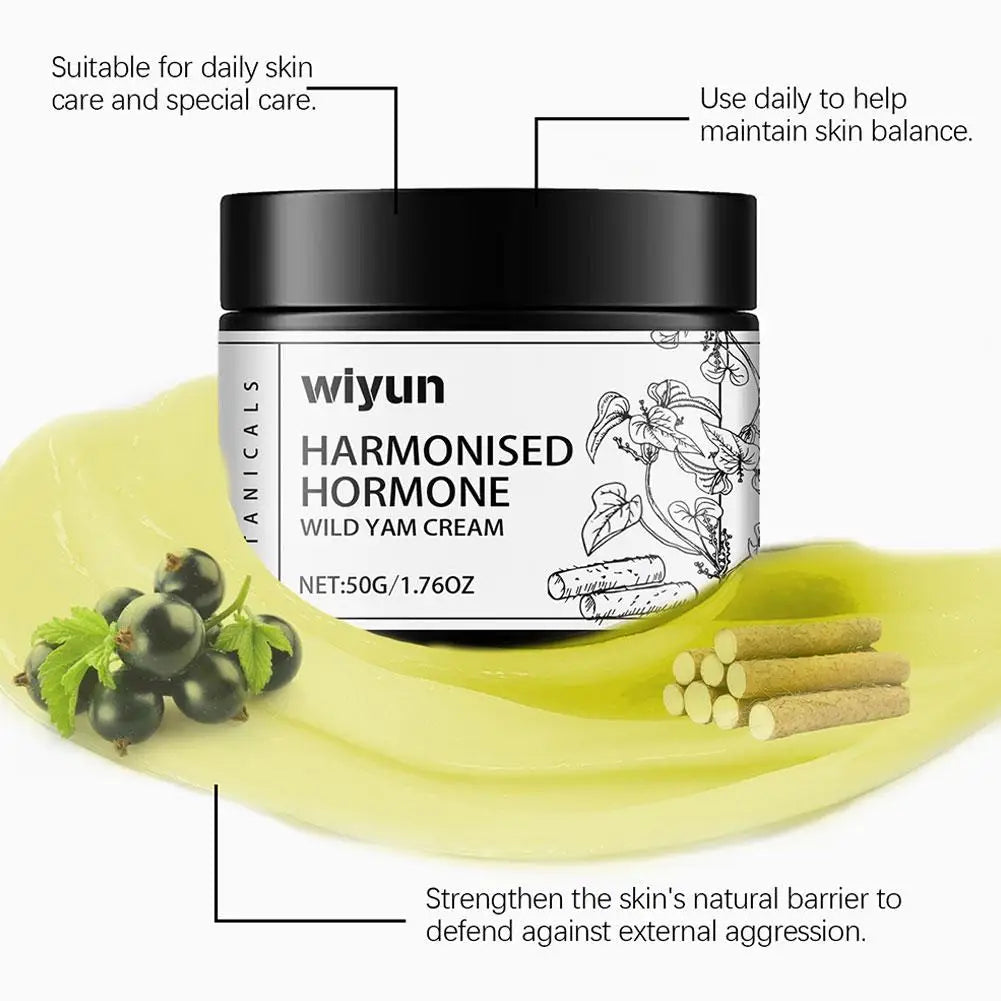 Wild Yam Cream Regulates Hormones Balance Hormones Improve Skin Moisturizing Care Wild Yam Cream Qme
