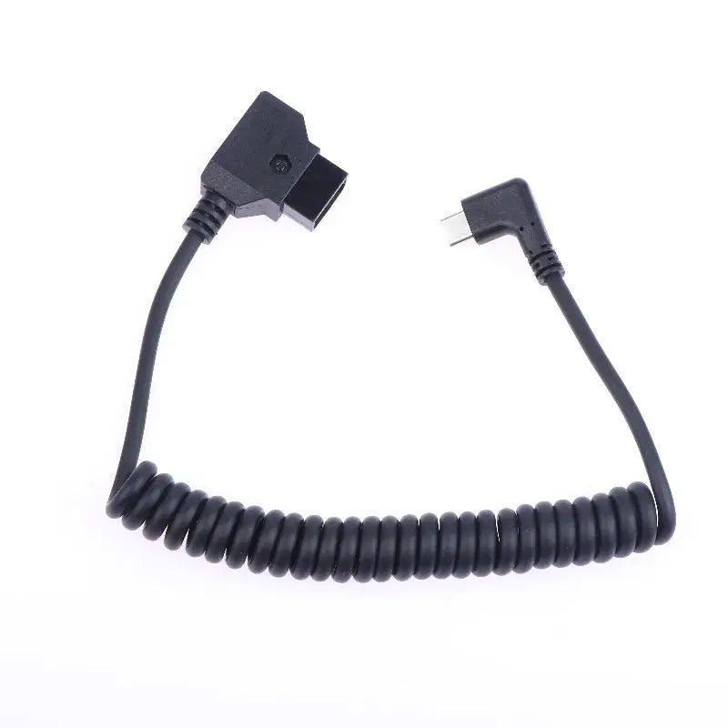 D Tap C Output Power Charging Cable LED Panel Lighting Battery Supply Qme Spring wire 1meter