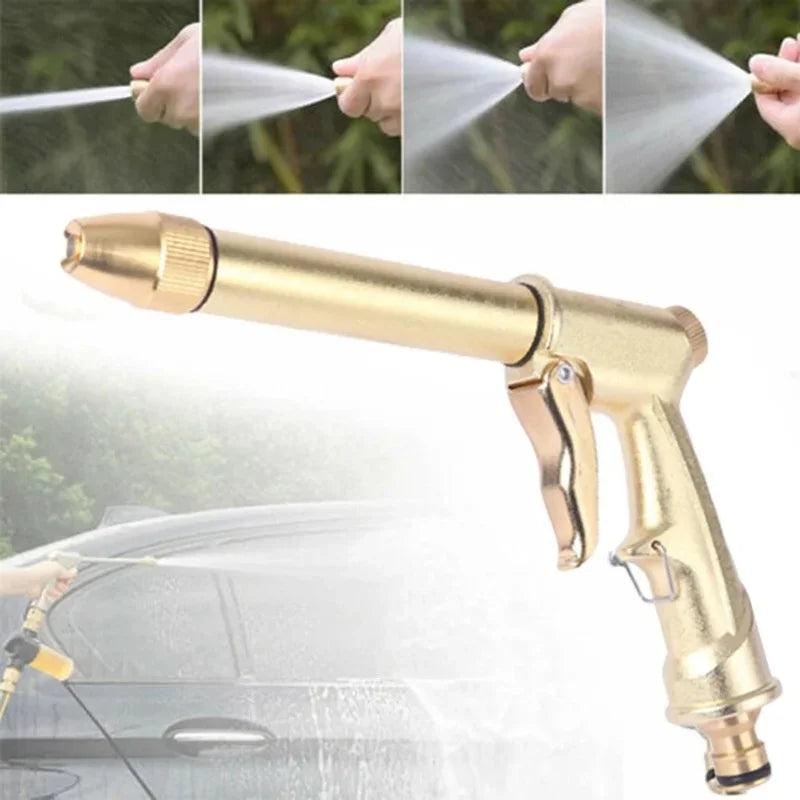 Adjustable Nozzle Pressure Water Spray Car Wash Gun Household Garden Qme