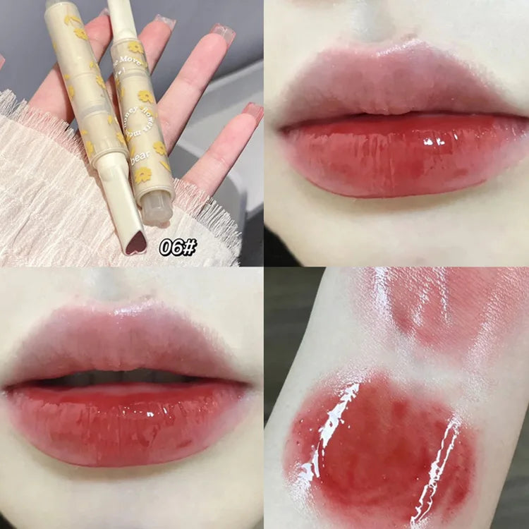 Gege Bear Flower Language Honey Heart Lipstick Love Shiny Qme GX1030-06