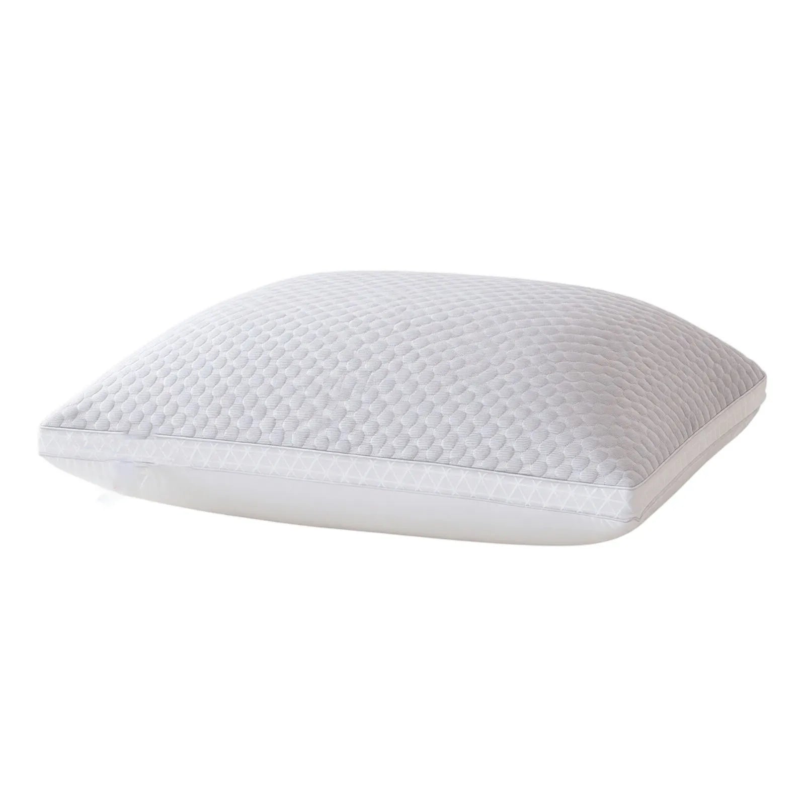 Ice Beans Massage Pillow Breathable Cervical Neck Support Washable Non-collapsible Pillow Core for Home Hotel and Dormitory Qme Gray one size