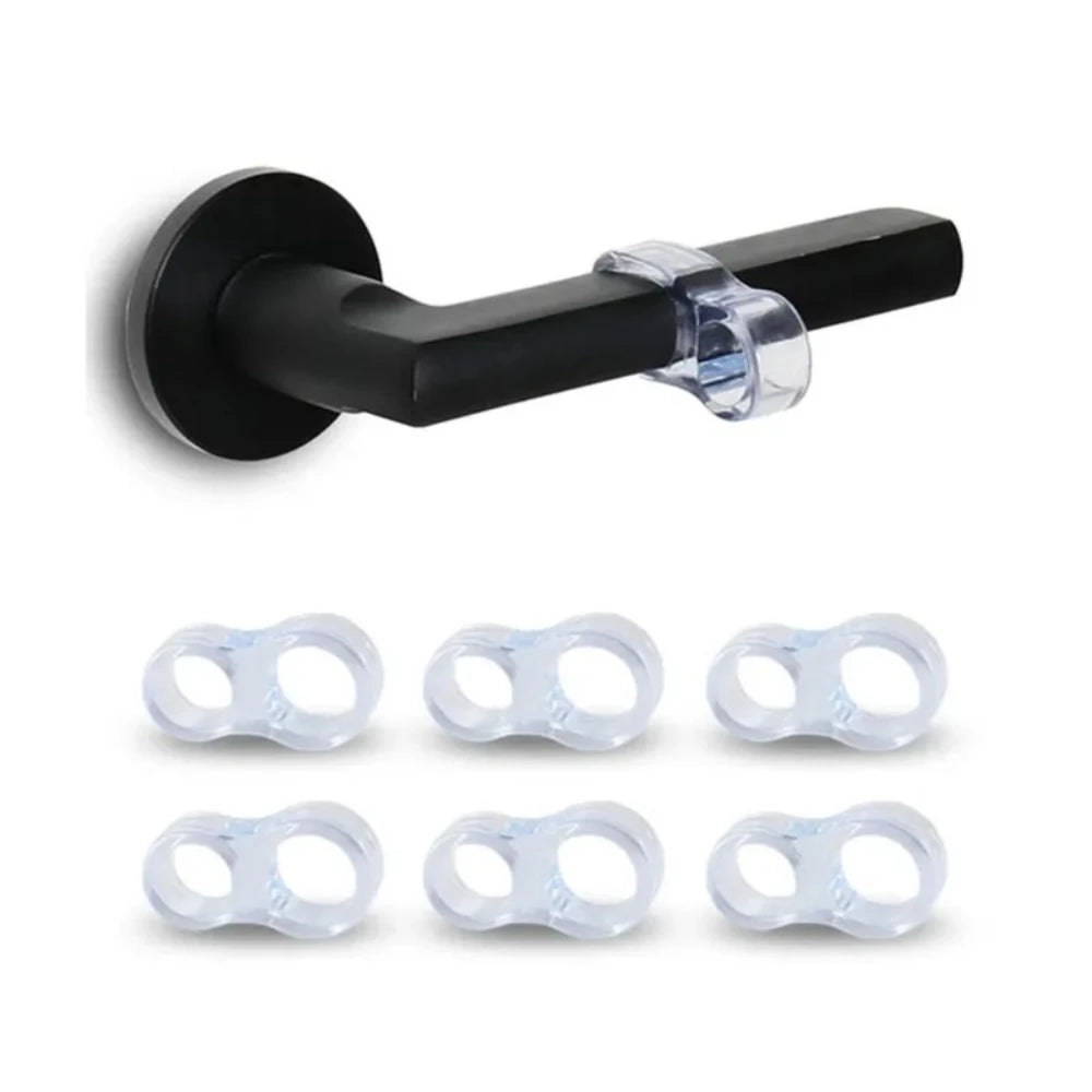 Silicone Cabinet Handle Protection Pads Clear Anti-Collision Stoppers for Furniture Door Drawer Anti-Shock Bumper Pads Qme