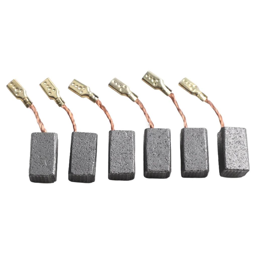 6pcs Carbon Brushes For Bosch 6.5x8x13mm GWS 7-100 GWS 7-115 E GWS 7-125 GOP250CE Carbon Brush Replacement Power Tools Qme