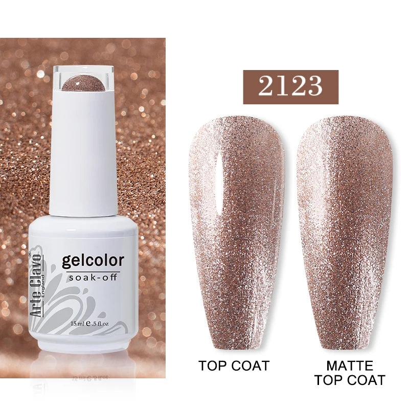 Arte Clavo Autumn Nail Gel Polish Caramel Winter Soak Off UV LED Art