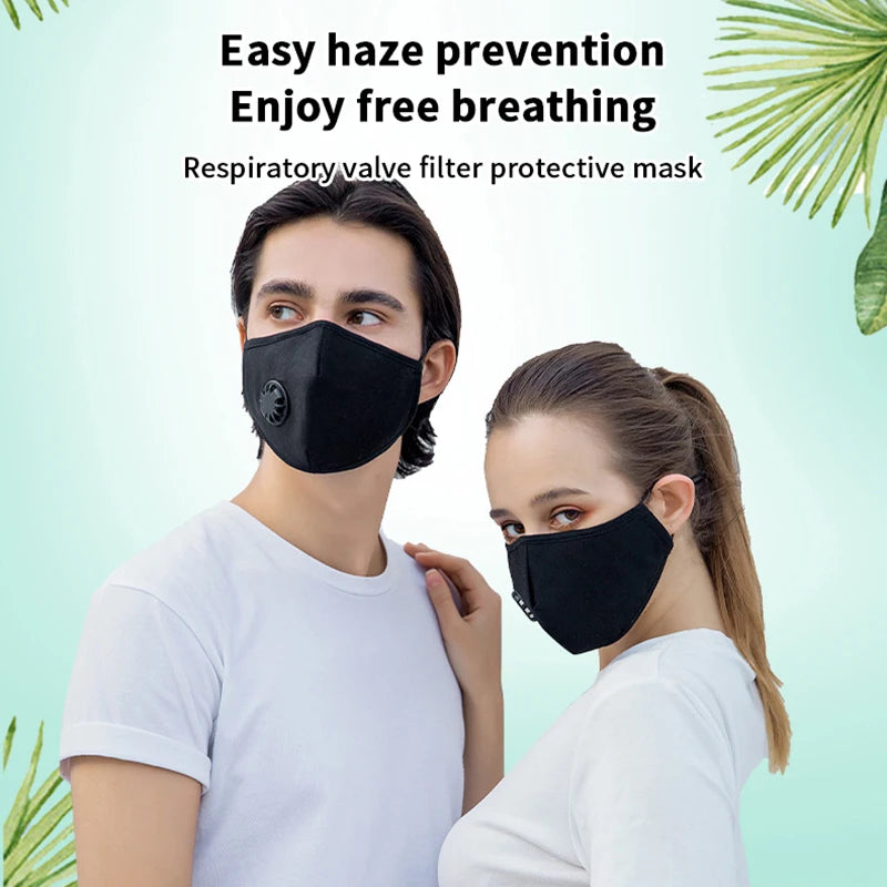 Anti-pollution PM2 5 Dust Masks Washable Reusable Pluggable Gasket Qme