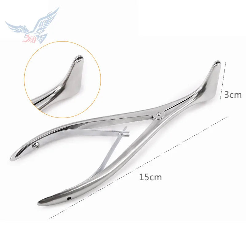 Stainless Steel Nasal Examination Adult Nose Dilating Forcepsoscope Qme