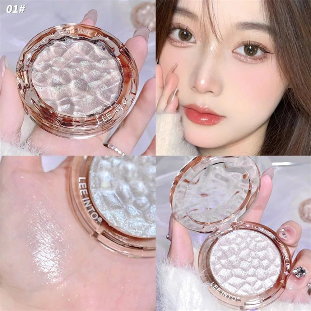 LEE INTO Highlighter Powder Pearlescent Finish Fine Shimmer Silky Qme GL6870-01