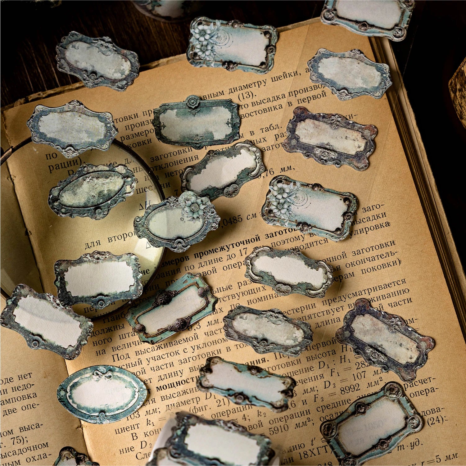 2M/Rolls Vintage Label Sticker PET Tapes Junk Journal DIY Scrapbooking Planners Collage Decor Office Creative Stationery Tape Qme