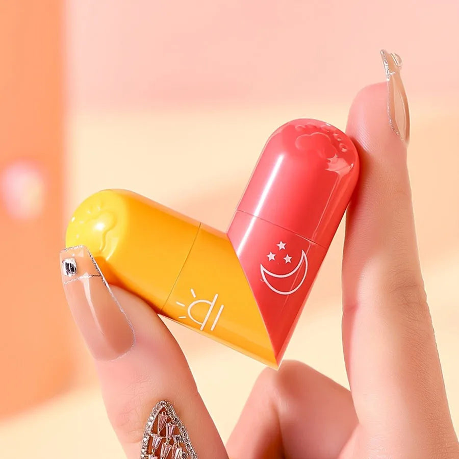 Double Head Lipstick Lasting Moisturizing Deep Care Lips Bright Ideal Qme 1pcs