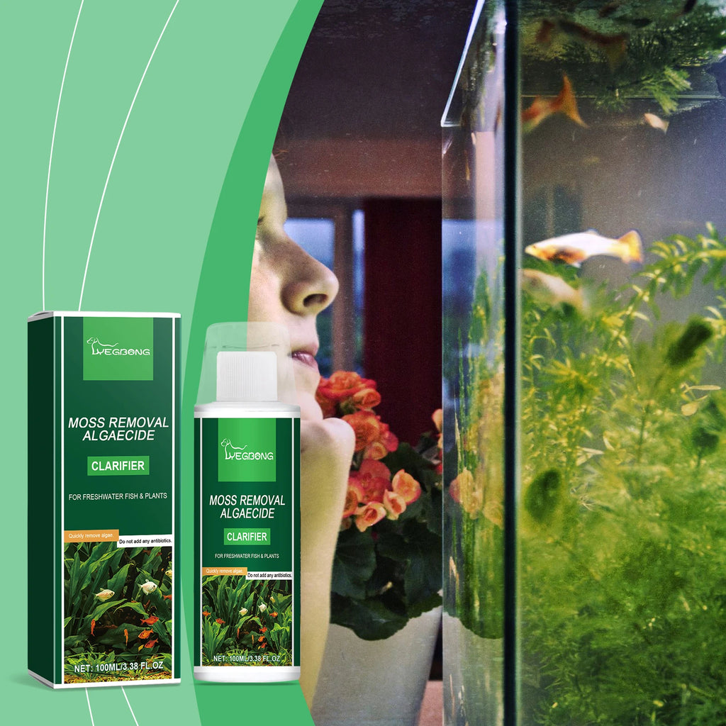 Moss Removal Algaecide Quickly Improve Water Effectively Inhibit Algae Growth Keep Water Clean Algae Removal Clarification Agent Qme