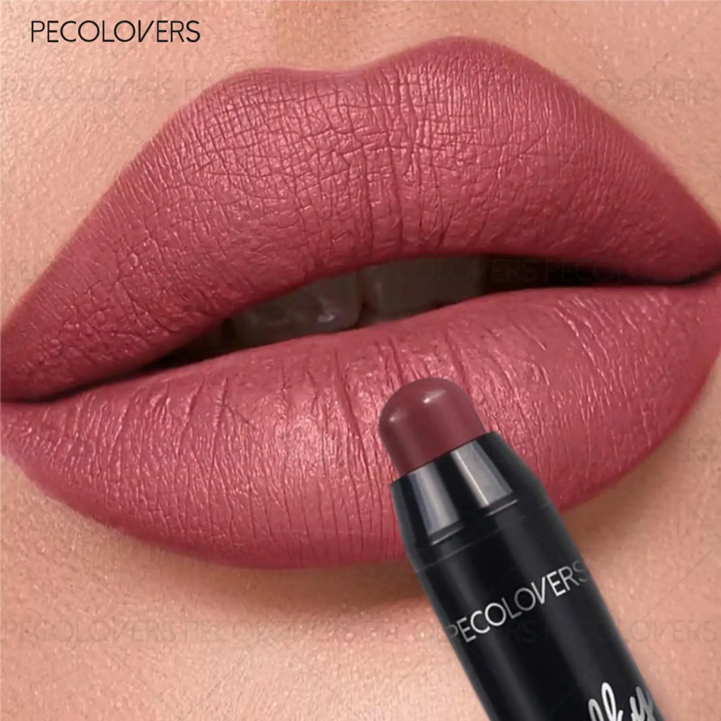 Moisturizing Lipstick Pen Long-lasting Rotating Plump Charming Lips Qme