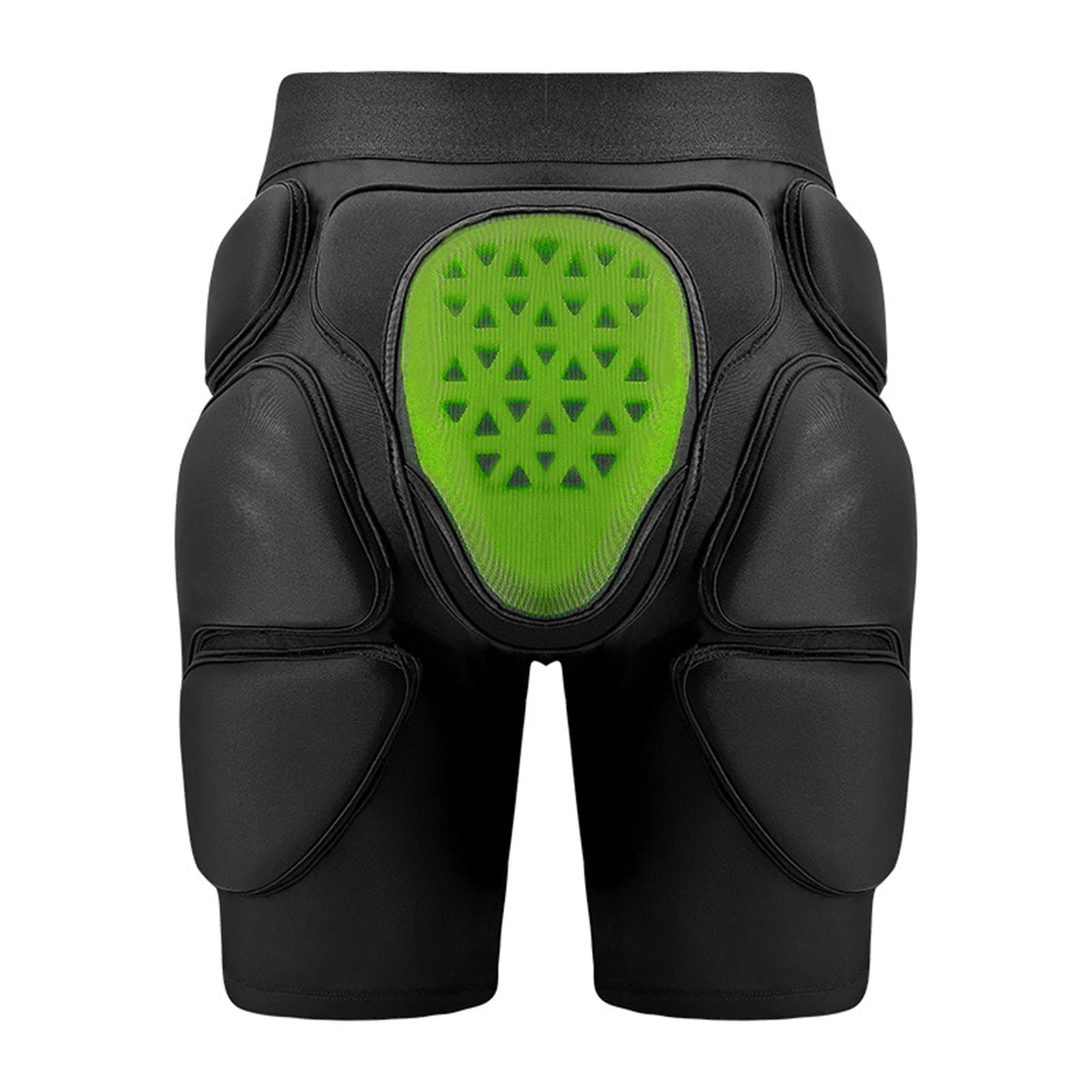 Padded Shorts Skating 3D Protection Skate Shorts High-Impact EVA Padding Breathable Lycra Fabric Impact Shorts for Women/ Men Qme black XXL