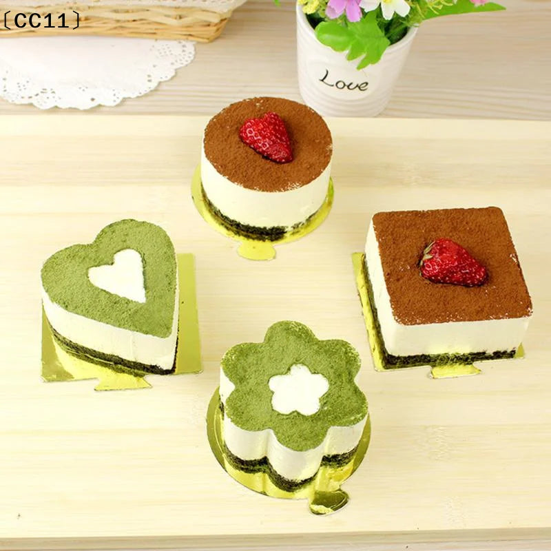 Stainless Steel Mousse Cake Molds Multiple Shapes Easy Demold Design Qme