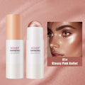 Natural Brightening 1pc Highlighter Stick Natural Brightening Face Contour & Highlight Makeup, Medium Coverage, Water-Resistant Qme 9519-1