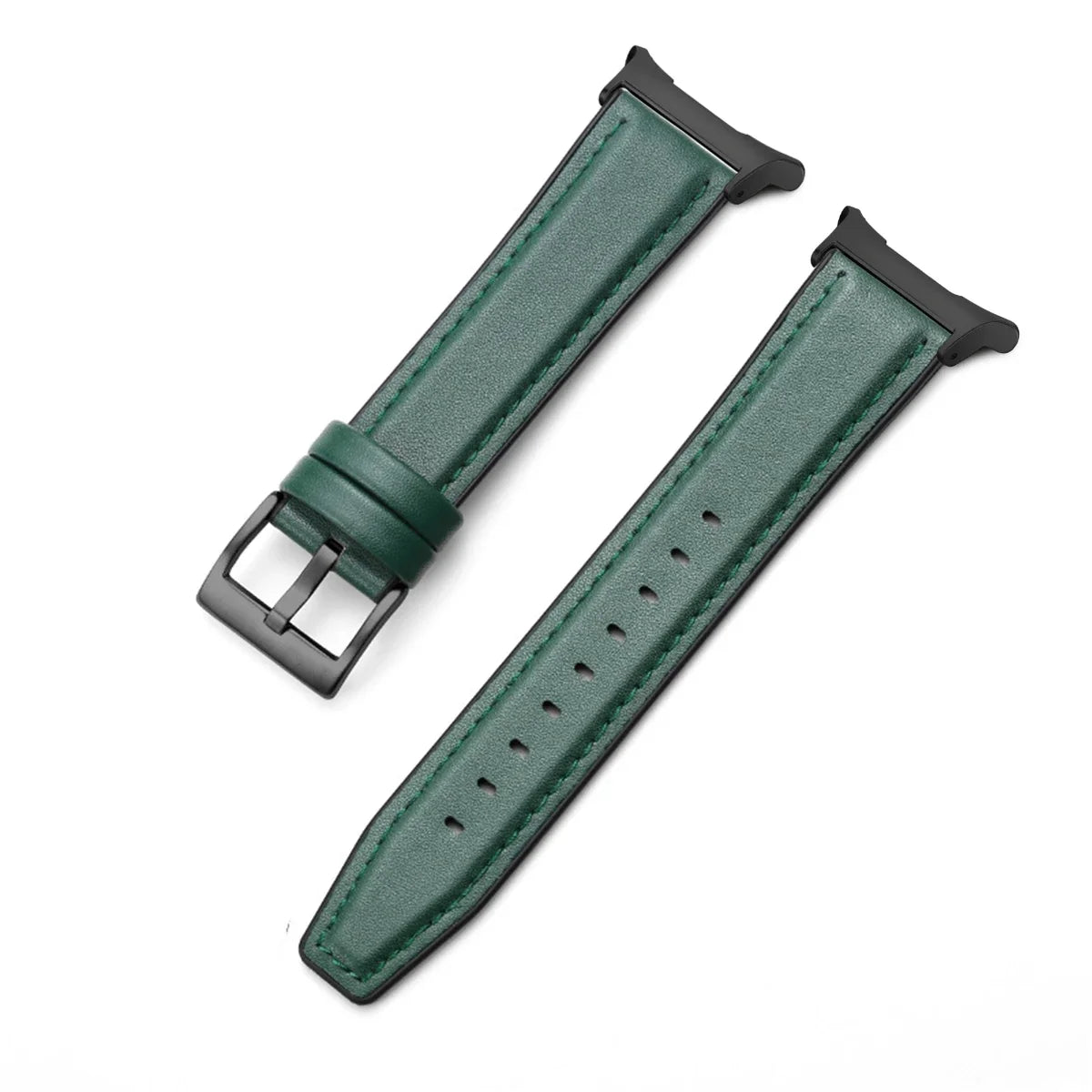Leather Silicone Hybrid strap for Samsung Galaxy Watch 7 Ultra Smartwatch Band for Galaxy Watch Ultra 47mm Bracelet Belt strap Qme GrB Galaxy 7 Ultra 47mm