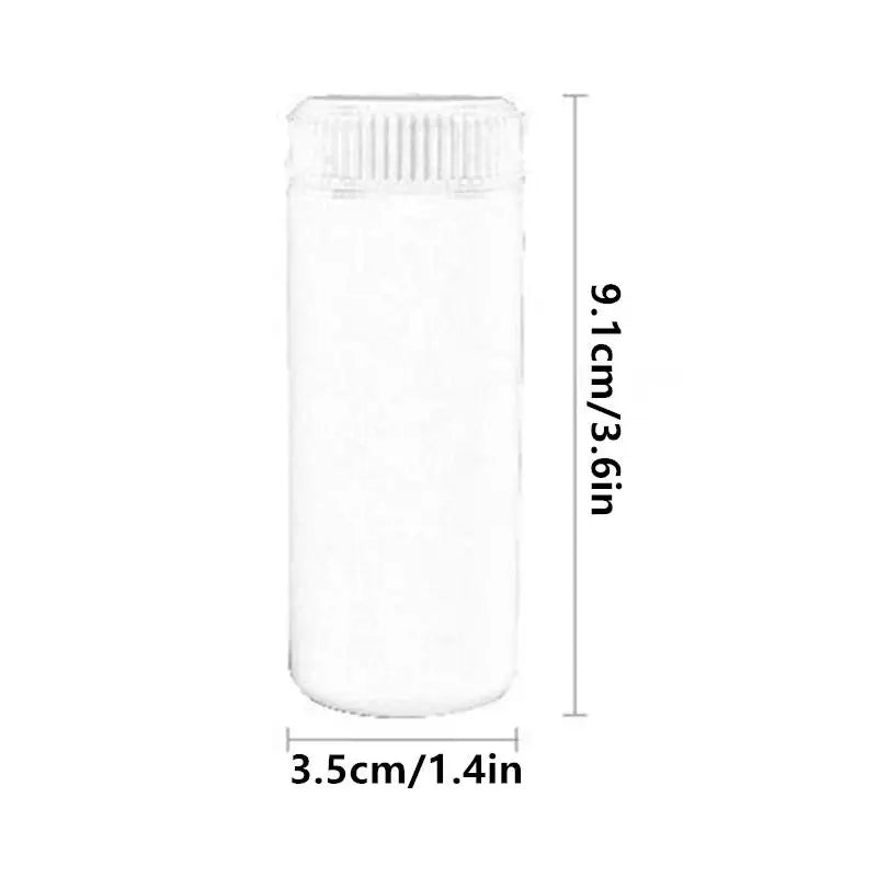 Talcum Powder Bottle Refillable Cosmetic Dispenser Plastic Container Qme