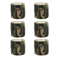 6/12/24 PCS Camouflage Tattoo Bandage Anti-slip Athletic Nonwoven Disposable Waterproof Self-adhesive Elastic Bandage Qme 6PCS