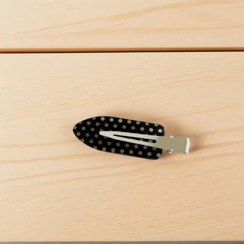 4 Black White Polka Dot Hair Clips Cute Sweet Side Bangs Hairpin Qme