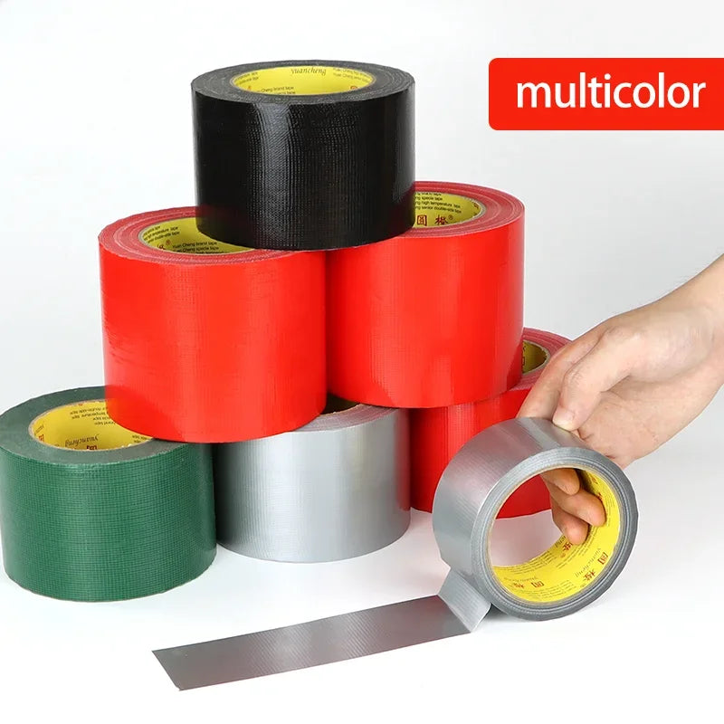 Multicolor DIY Super Sticky Cloth Duct Tape Carpet Binding Floor Waterproof Heavy Duty Industrial Adhesive Tape Repair Bundles Qme