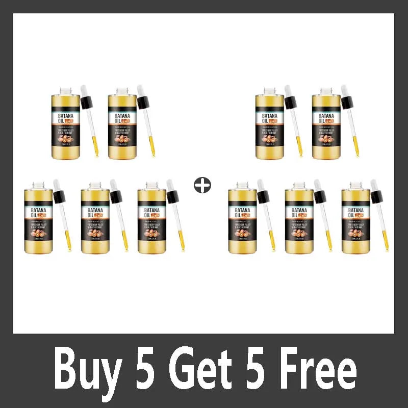 Batana Oil Spray Repairs Baldness Strengthens Hair Natural Nourishment Hereditary Loss Treatment,Moisturizes Scalp All Genders Qme Buy 5 Get 5 Free