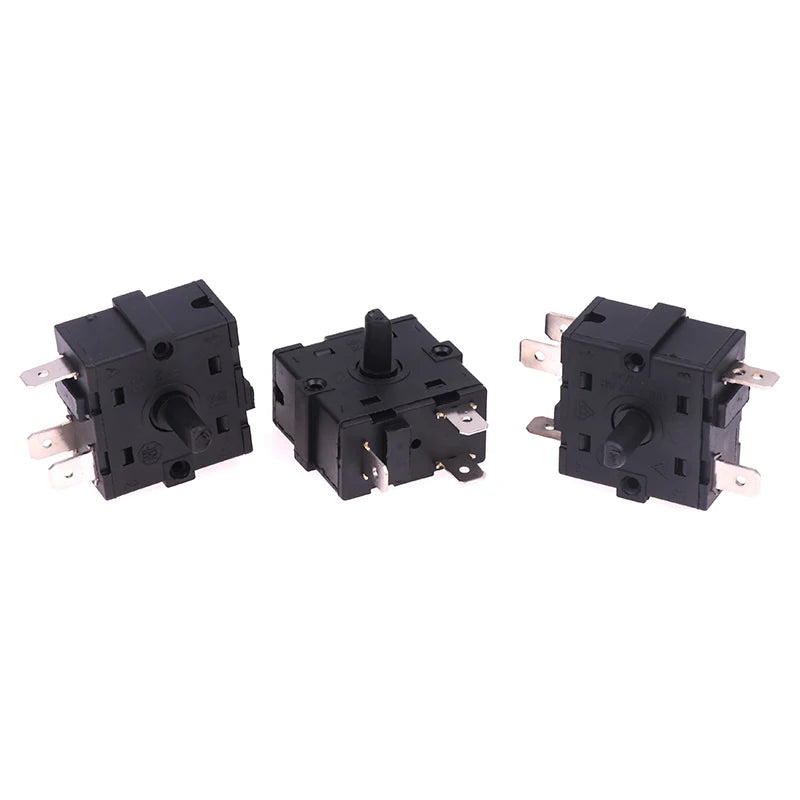 3 5 Pin 2 4 Position Rotary Switch Selector AC 250V 16A Radiator Qme