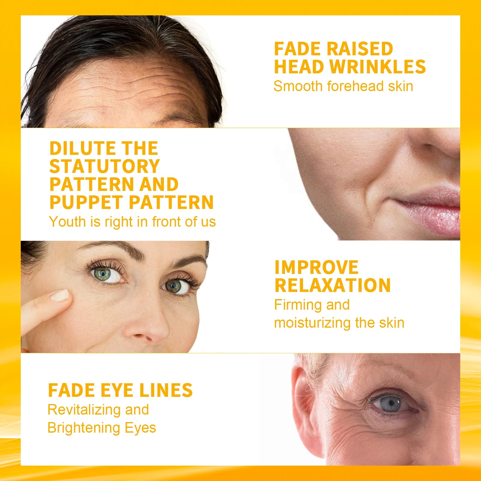 Ginseng Essence Anti Wrinkle Lifting Firming Fade Fine Lines Moisturizing Lightening Hyaluronic Acid Niacinamide Facial Serum Qme