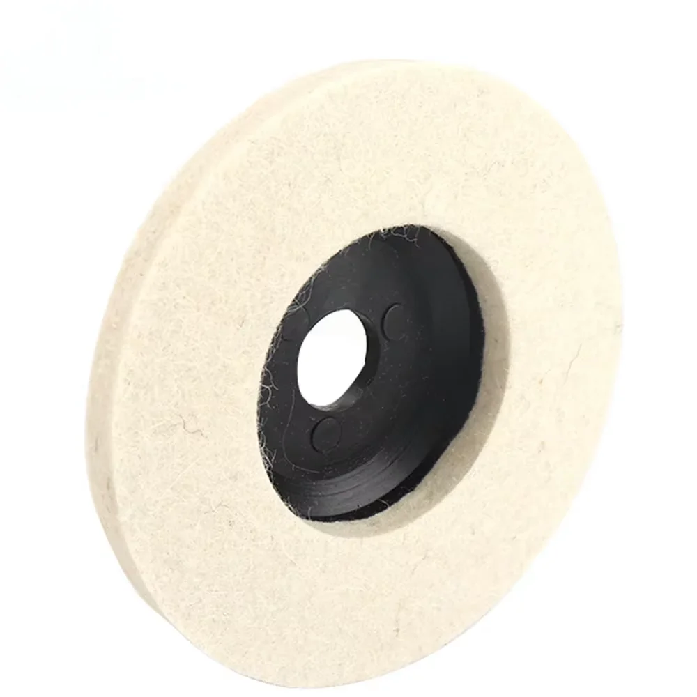 50mm/75mm Wool Polishing Wheel Polishing Pads Angle Grinder Wheel Felt Polishing Disc for Metal Marble Glass Ceramic 1PC Qme