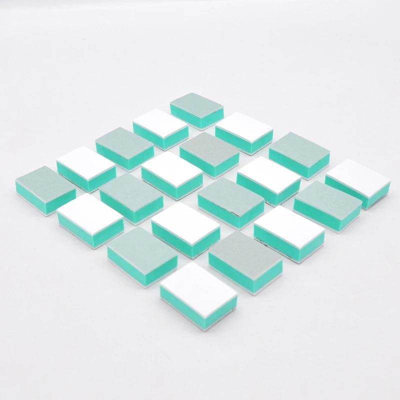 50 Pcs/bag Nail Buffer File Block Double Sided Nail Art Tool UV Gel Polisher Mini Polishing Care Salon Pedicure Manicure Qme