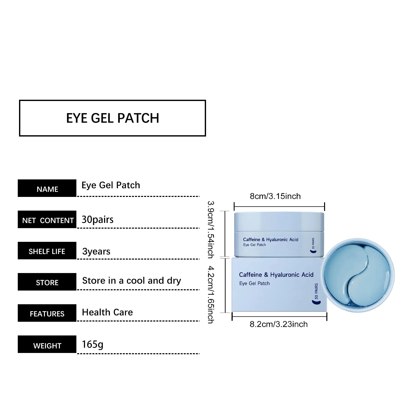 Coffee Eye Care Products Eye Cream with Roller Moisturizing Eye Mask Anti-Dark Circles Eye Serum for Puffiness Firming Hydration Qme Eye Mask