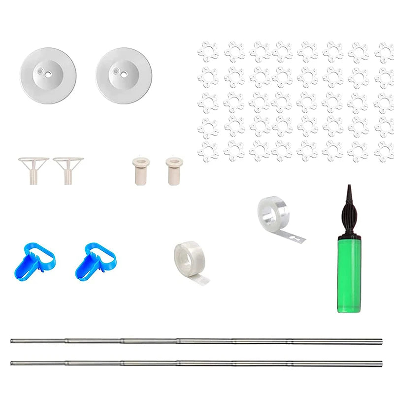 Balloon Column Stand Kit,Adjustable Balloon Column Kit, Metal Telescopic Pillar Balloon Stand, Birthday Party, Graduation, Weddi Qme