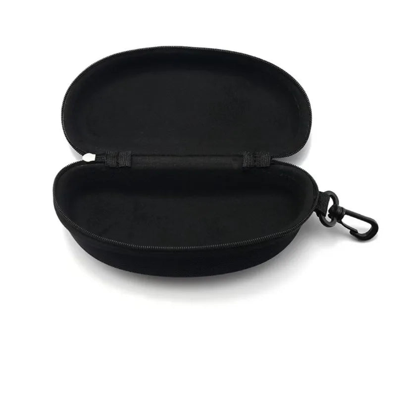 Travel-friendly Large Sunglasses Case EVA Shockproof Zippered Qme