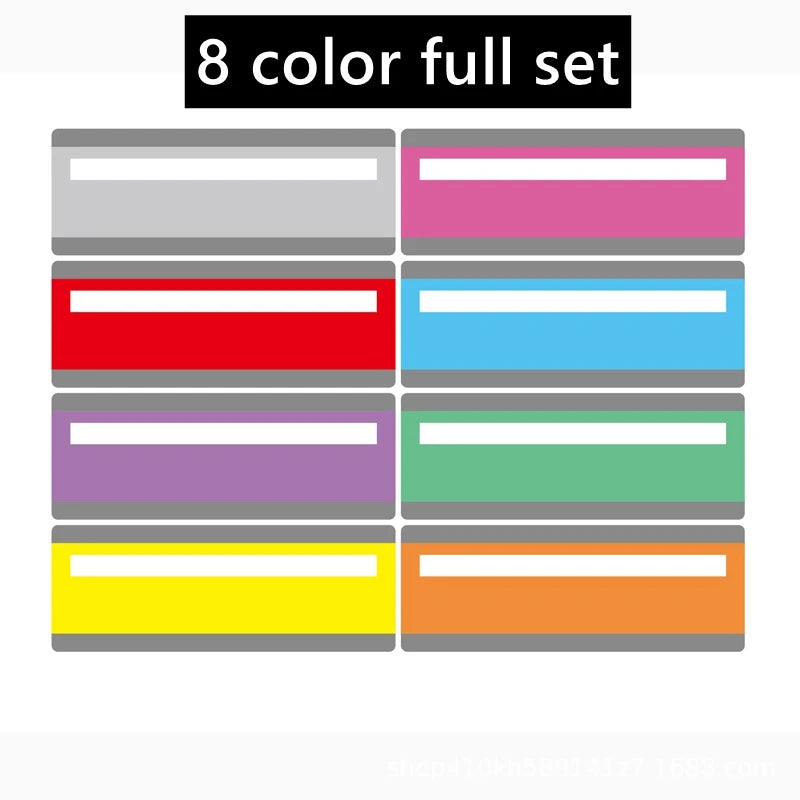 1-8 Pieces Large Size Guided Reading Strips Highlight Overlays Multicolor Reading Tracking Rulers for Dyslexics Bookmarks Qme 8color full set