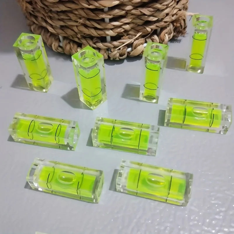Mini Square Spirit Level Picture Hanging Levels - Perfect for Frame Mural & Layout Tools Christmas and Halloween gifts Qme 3pcs