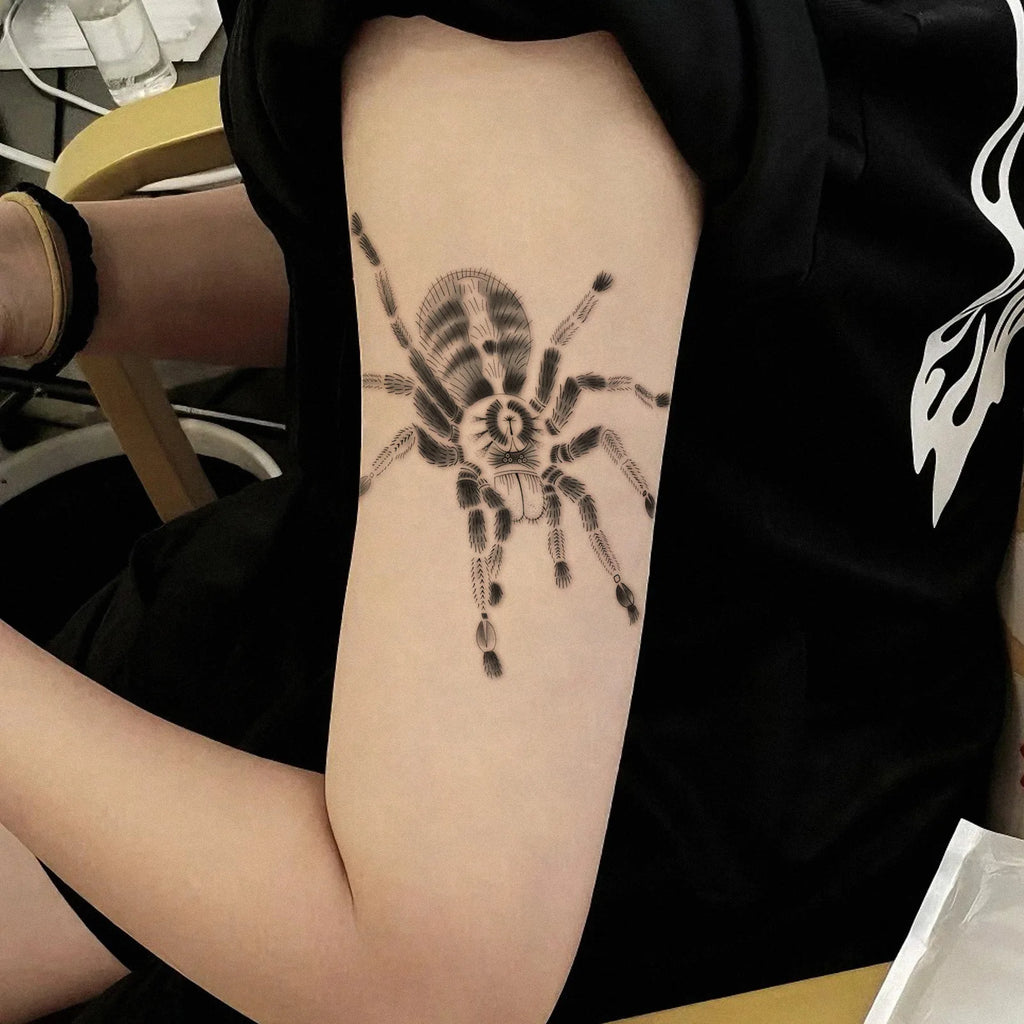 Minimalist Leaf Vine Tattoo Sticker Waterproof Long Lasting Fine Line Temporary Tattoo for Women Finger Hand Qme