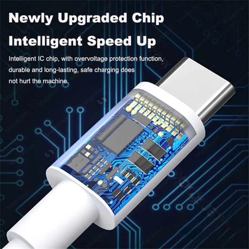120W USB Type C Cable Fast Charging USB PD Cable For iPhone Huawei Xiaomi Redmi Oneplus Fast Charging Charger Cable Accessorie Qme
