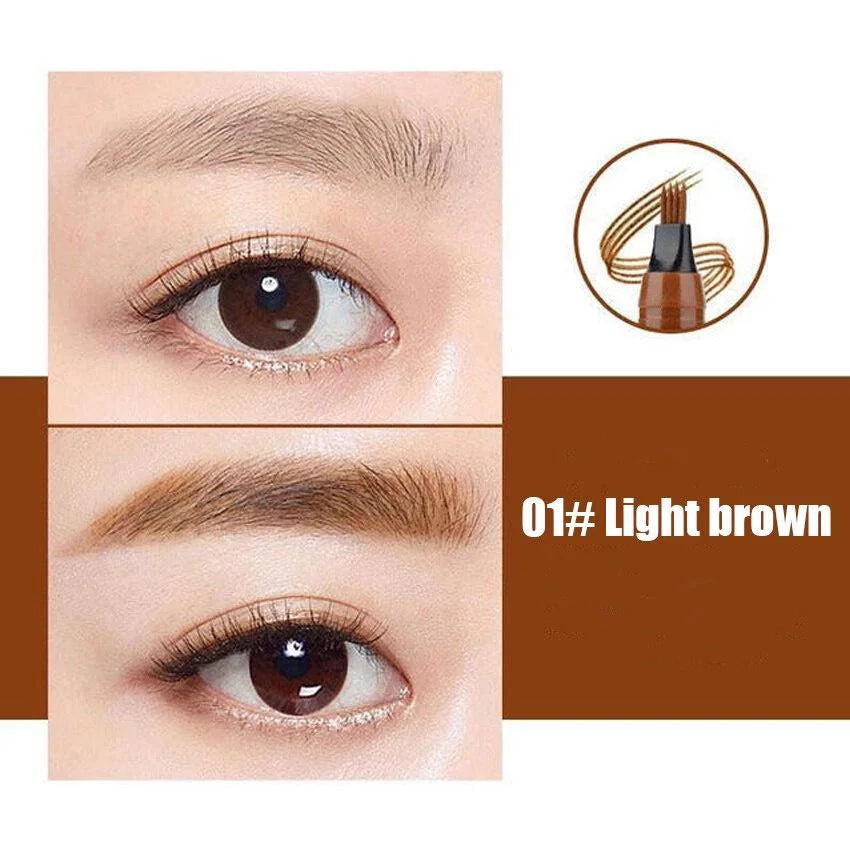 5 Colors Optional Eyebrow Pencil Long-lasting Natural Women's Makeup Qme 01 Light brown