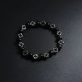 Fashion Cross Beaded Bracelets For Women Men Ins Style Cat's Eye Stone Couples Bracelets Qme A6