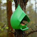 Garden Yard Patio Decoration Bird Feeder Hanging Outdoor Plastic Qme Green