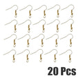 Alphabet Epoxy Resin Silicone Mold Letter Number Mould DIY Keychain Earring Pendant Epoxy Resin Jewelry Crafts Casting Mold Qme 20Pcs-Gold