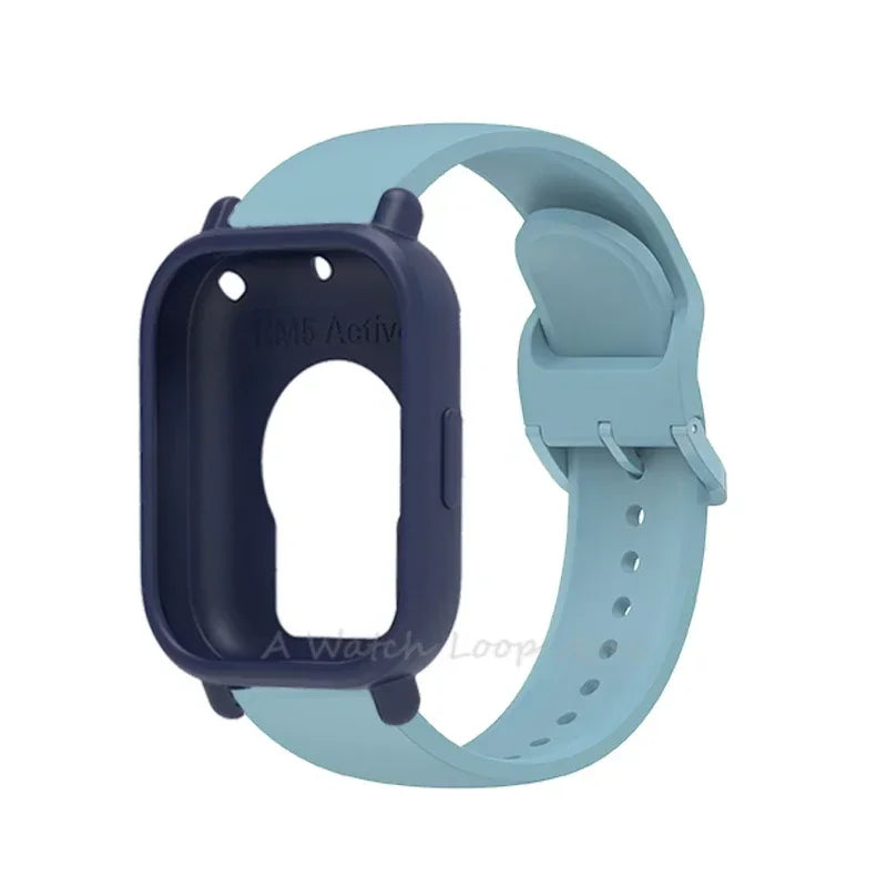 Silicone Case Strap Redmi Watch 5 Lite Active Repacement Bracelet