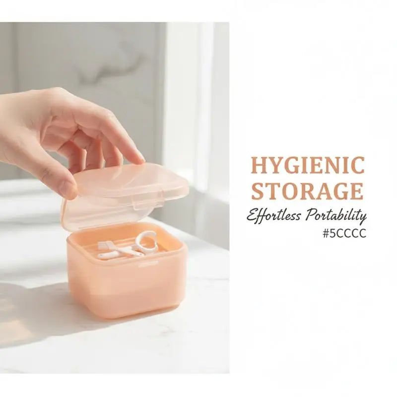 Invisible Braces Protective Storage Case Easy Snap Closure Safety Qme