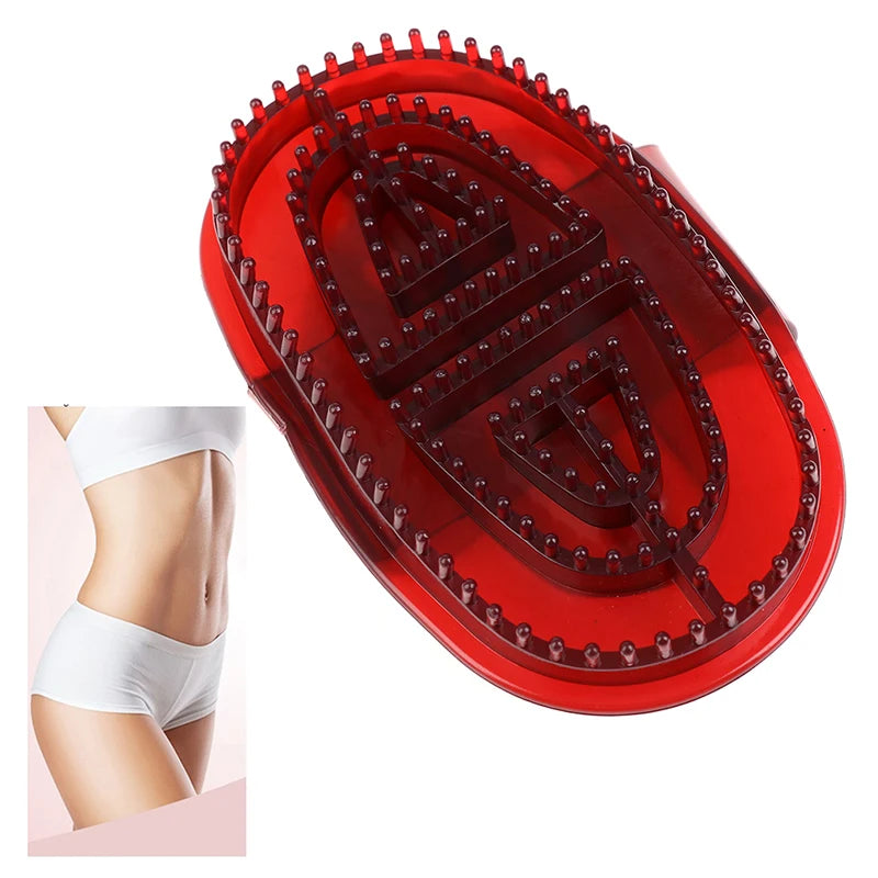 Hand Massage Brush Hand-held Resin Body Massager Relieve Tense Muscles Qme