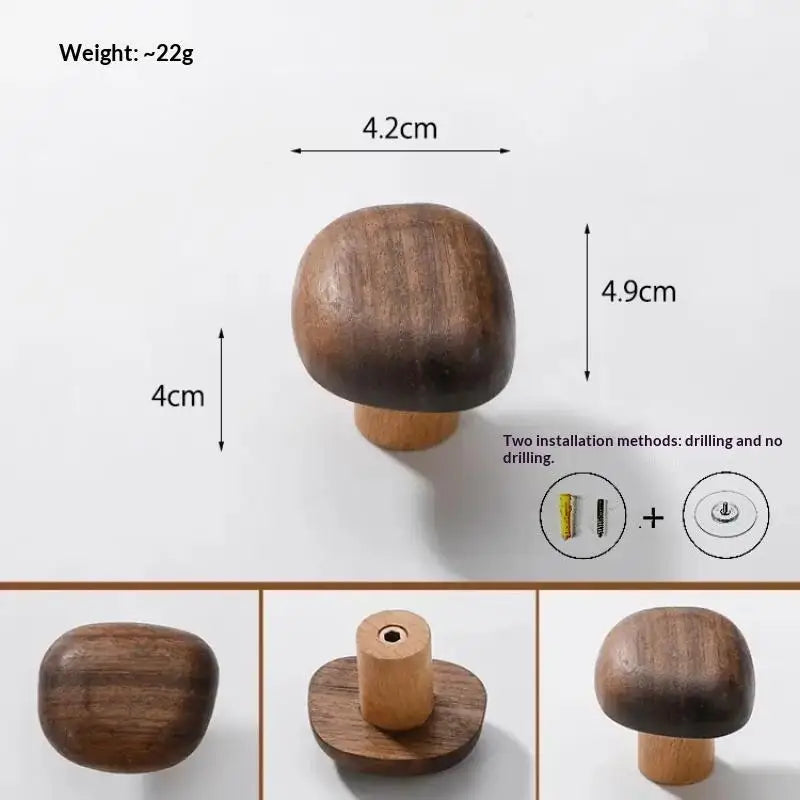 Natural Wooden Wall Mounted Coat Hooks Space Efficient Hanger Small Qme A12