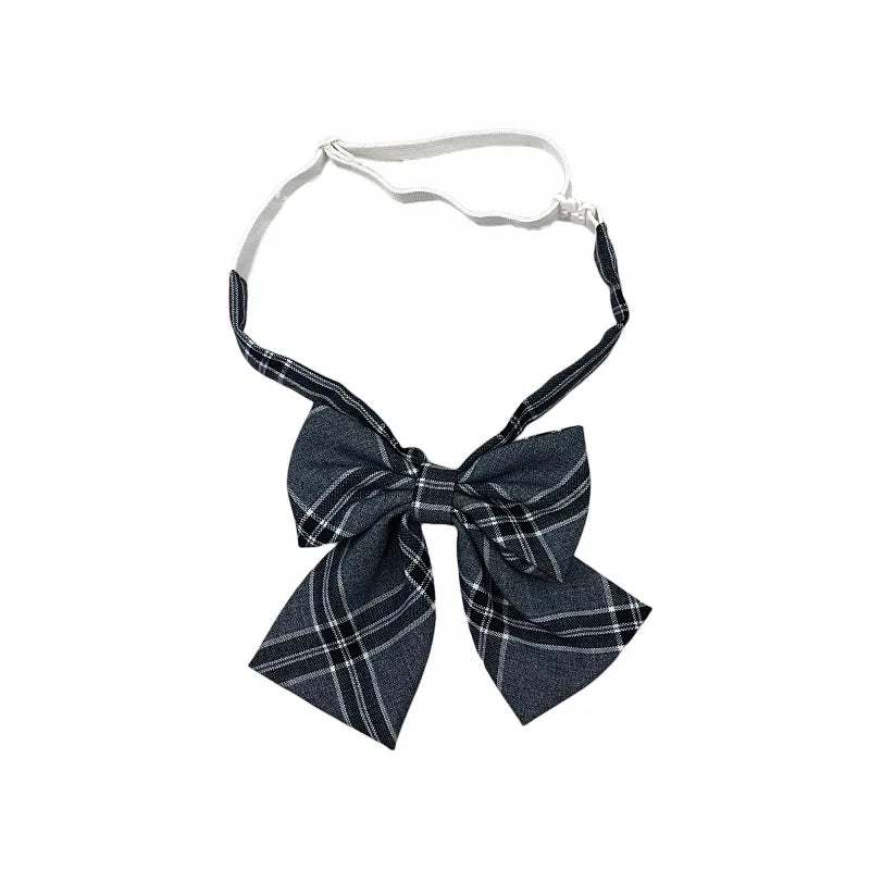 Cute Ladies Bowtie Fashion Butterfly College Plaid Check Bow Tie Qme rt-5