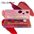 20 Color Lip Color Waterproof Sweat Proof Powder Blusher All-in-One Makeup Plate Matte Color Makeup Mouth Red Lip Glaze Qme 84g